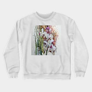 White orchids Crewneck Sweatshirt